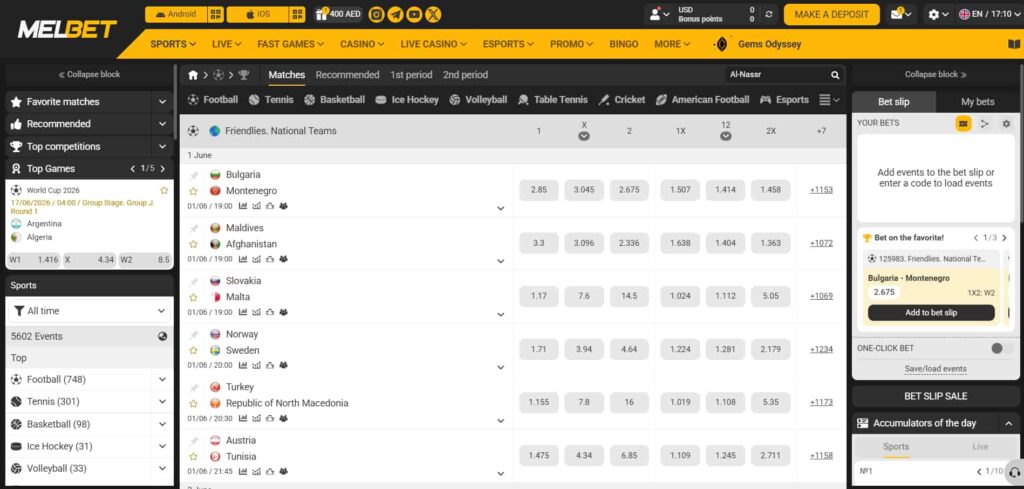 Melbet Sports Betting